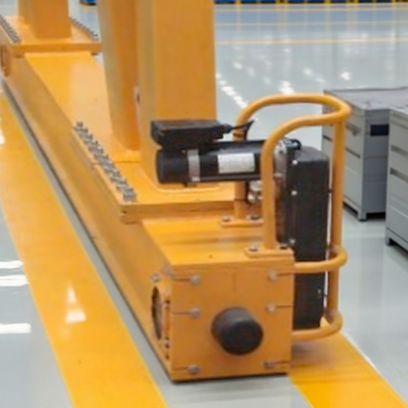 Transporte final do guindaste