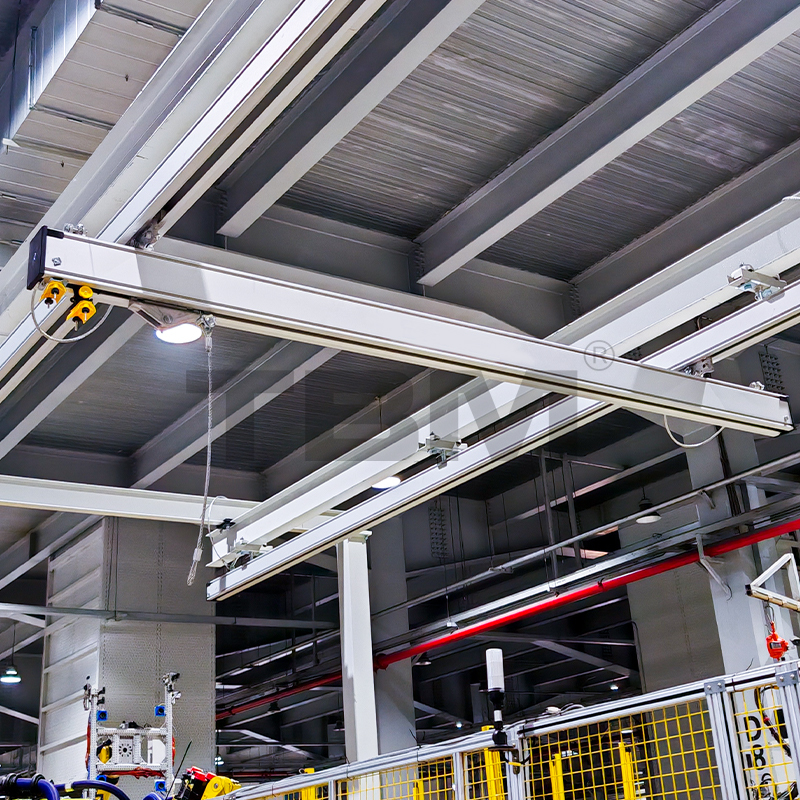 Guindastes leves de alumínio