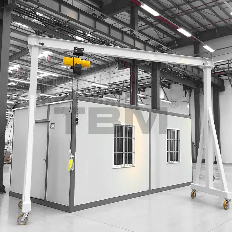 Pórtico móvel de guindaste