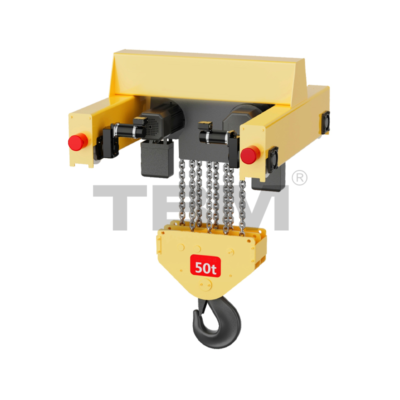 Talha elétrica de corrente tipo ZH com economia de energia